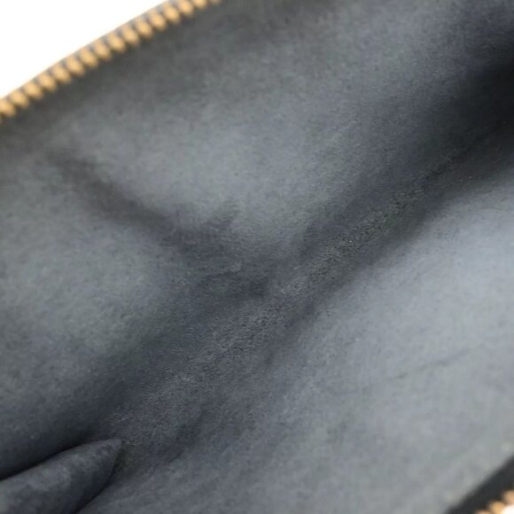 LOUIS VUITTON LV Pochette Accessoires Hand Bag Epi Leather Black - Picture 7 of 16